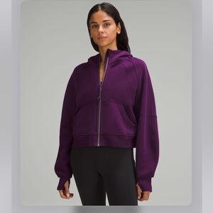 Mint Condition Lululemon Scuba Oversized Full-Zip Hoodie Dramatic Magenta M/L